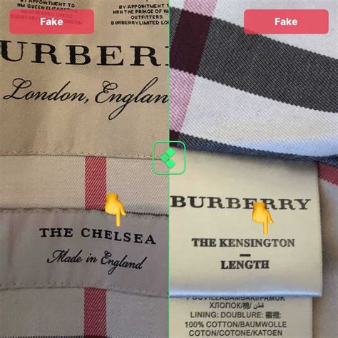 is burberrys of london fake